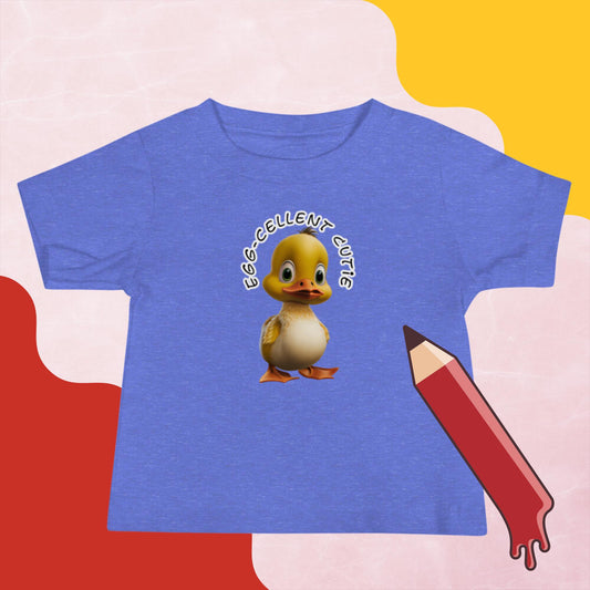Kurzärmeliges Baby-Jersey-T-Shirt - Egg-Cellent
