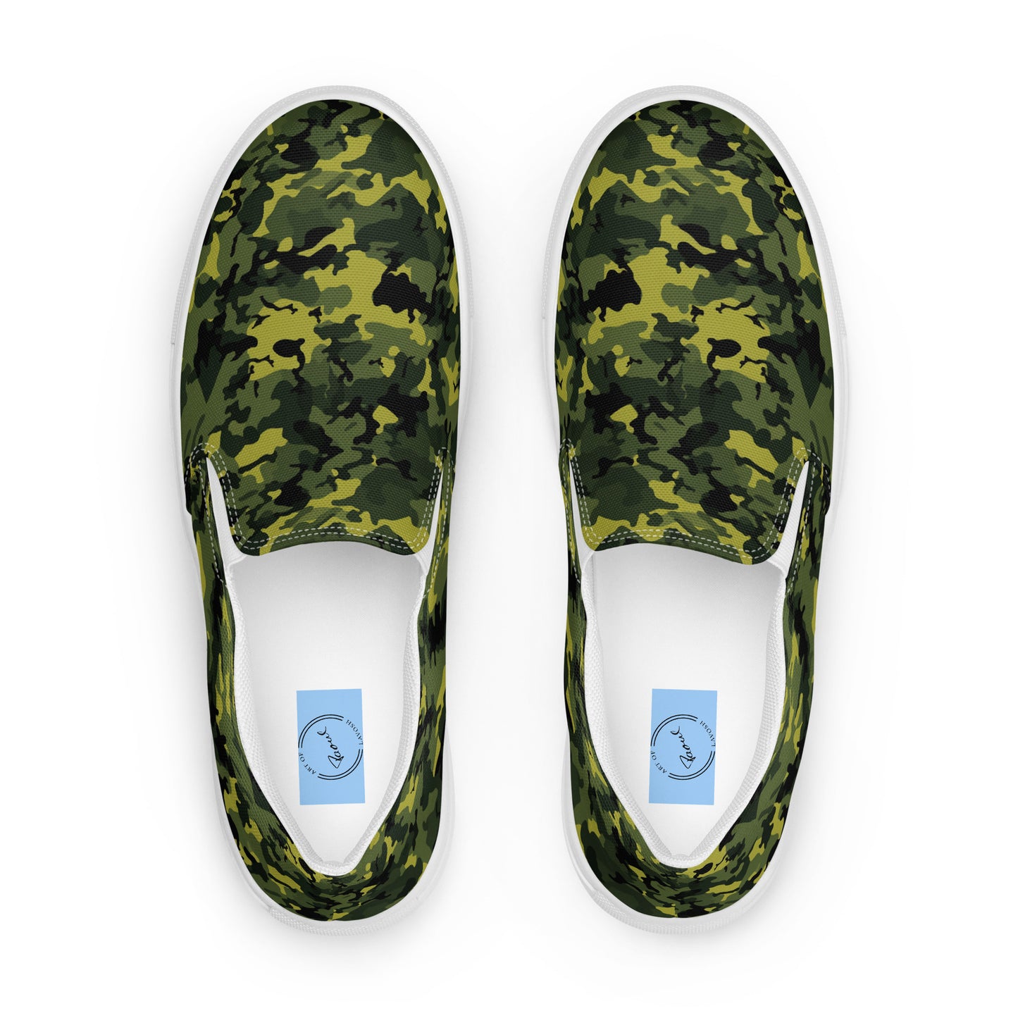 Herren-Canvas-Slipper - Camouflage-Military
