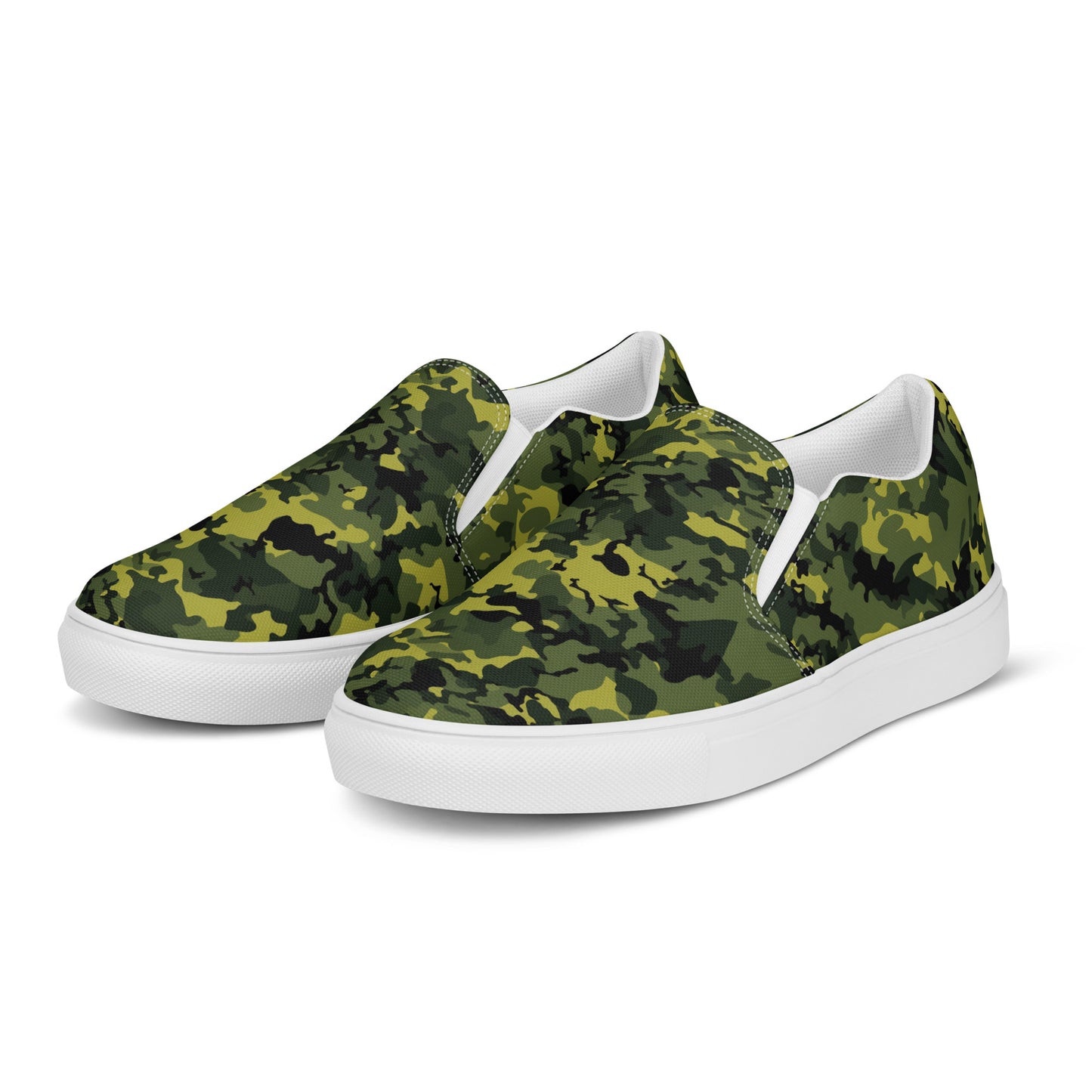 Herren-Canvas-Slipper - Camouflage-Military