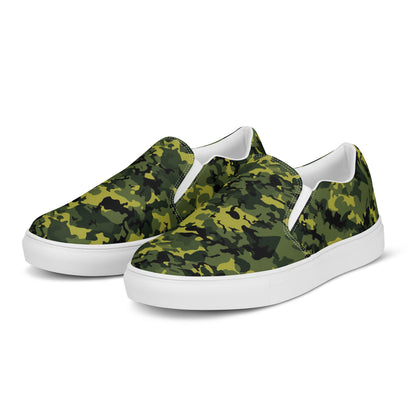 Herren-Canvas-Slipper - Camouflage-Military