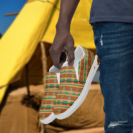 Herren-Canvas-Slipper - Mokassin