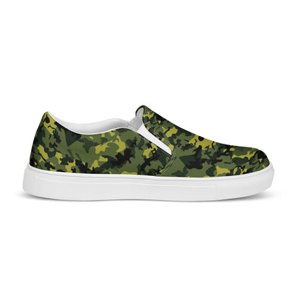 Herren-Canvas-Slipper - Camouflage-Military