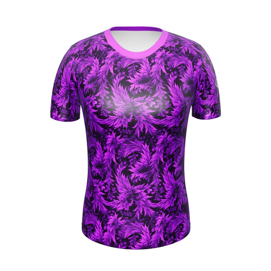 AllOver-Damen-T-Shirt - Exoticblüte-Violett