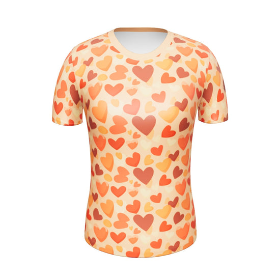 AllOver-Damen-T-Shirt - Meer aus Herzchen