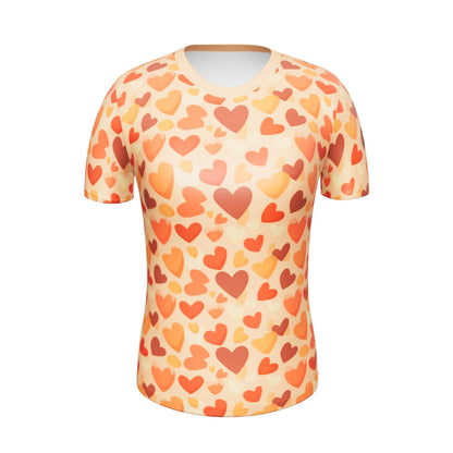 AllOver-Damen-T-Shirt - Meer aus Herzchen