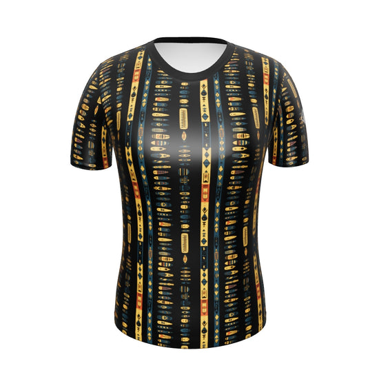 AllOver-Damen-T-Shirt - buntes Afrika