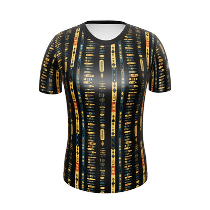 AllOver-Damen-T-Shirt - buntes Afrika