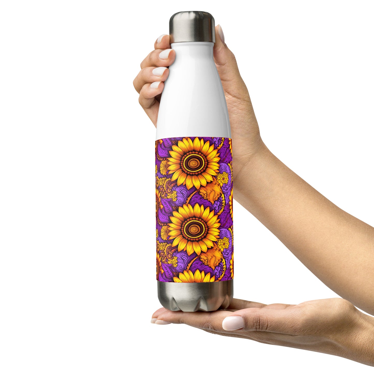 Edelstahl Trinkflasche - Sonnenblumen