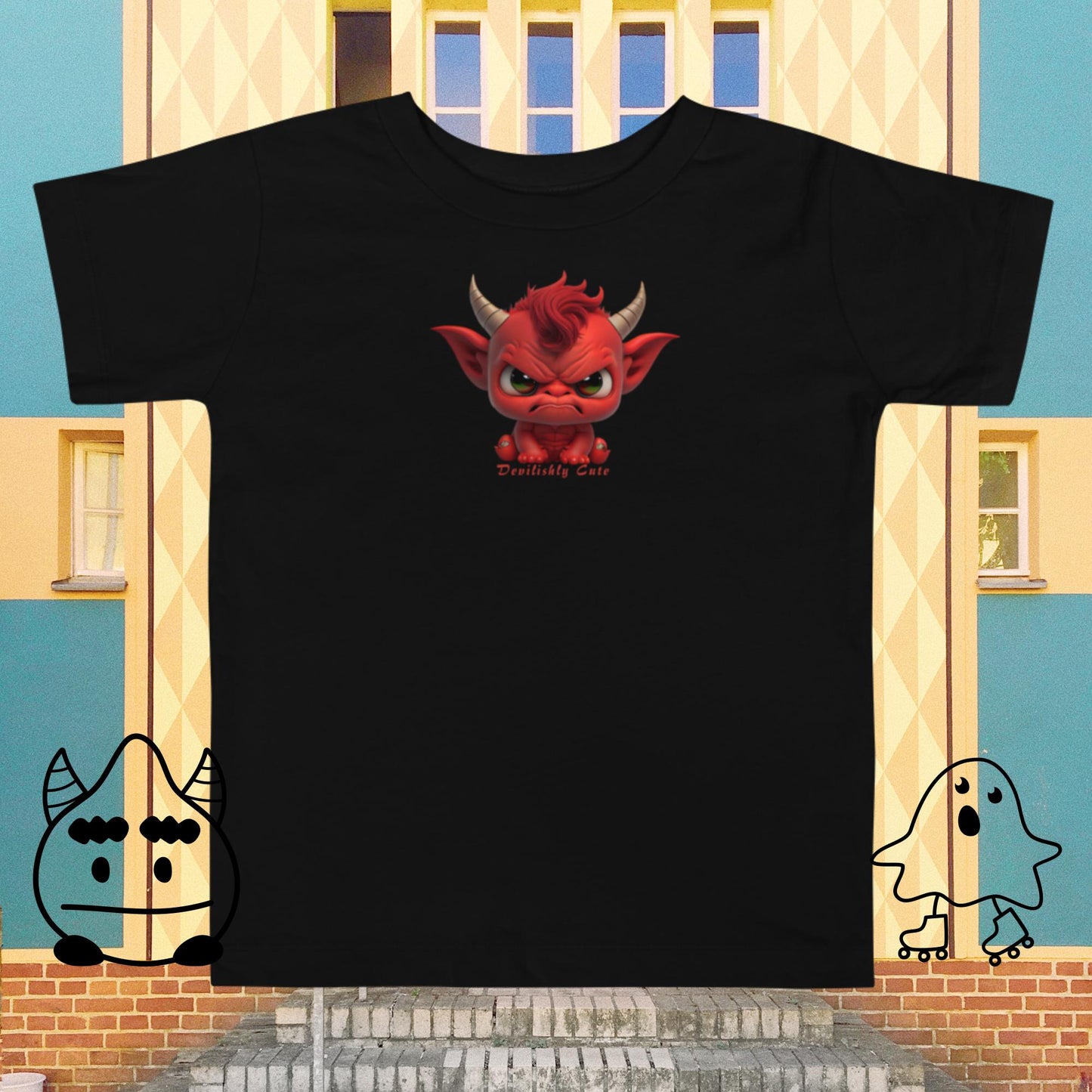 Kurzärmeliges Baby-T-Shirt - Devilishly Cute