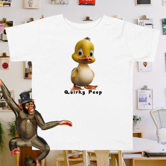 Kurzärmeliges Baby-T-Shirt - Quirrky Peep
