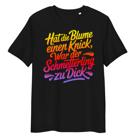 Unisex-Bio-Baumwoll-T-Shirt - dicker Schmetterling