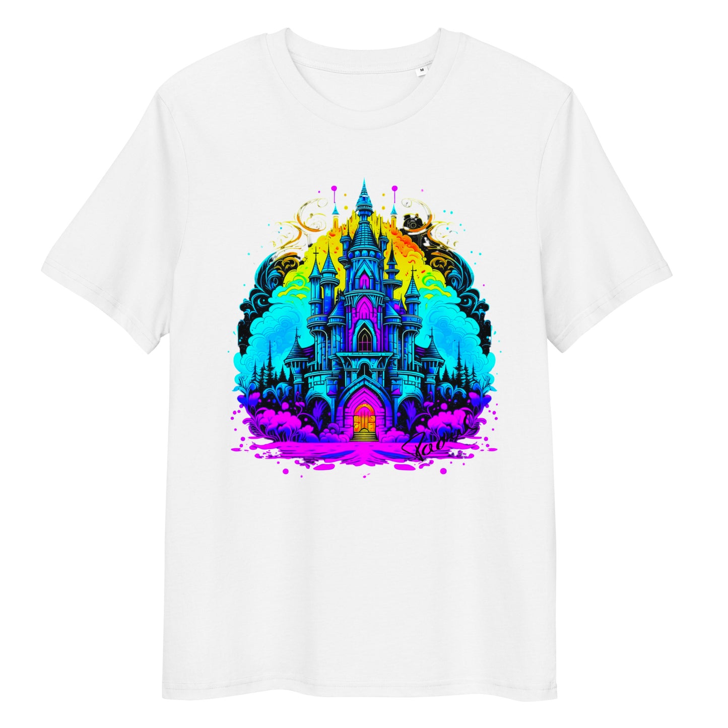 Unisex-Bio-Baumwoll-T-Shirt - Das Märchenschloß