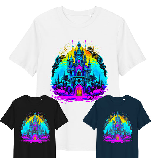 Unisex-Bio-Baumwoll-T-Shirt - Das Märchenschloß