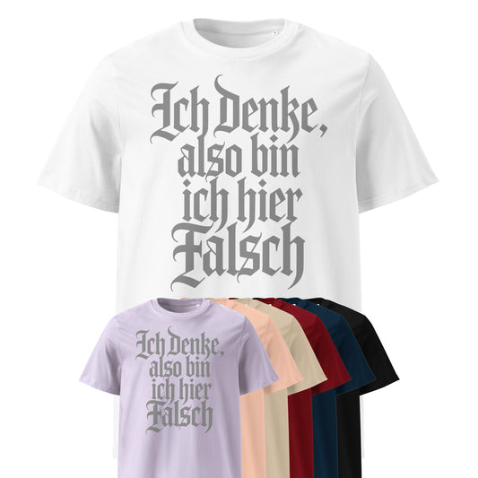 Unisex-Bio-Baumwoll-T-Shirt - Bin Falsch