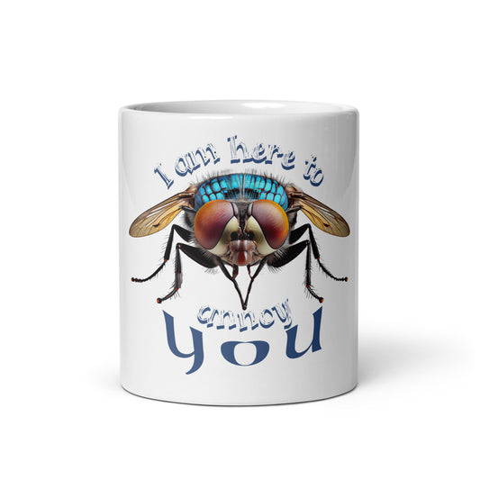 Weiße, glänzende Tasse - to annoy you