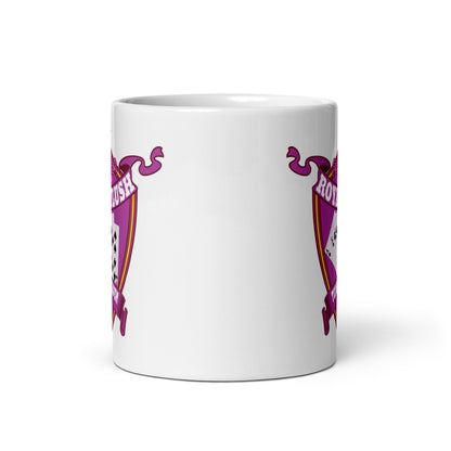 Weiße, glänzende Tasse - Royal Flash