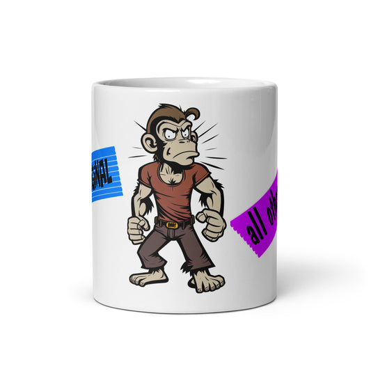 Weiße, glänzende Tasse - Orginal