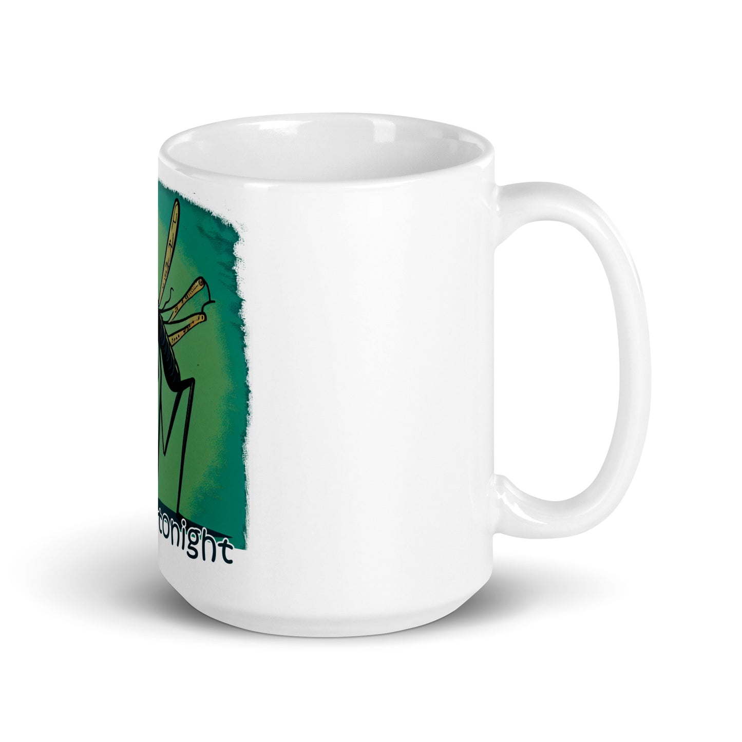 Weiße, glänzende Tasse - See you