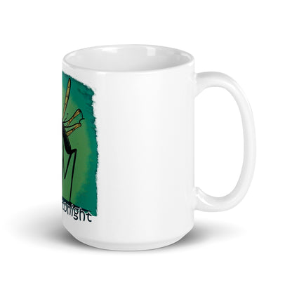 Weiße, glänzende Tasse - See you