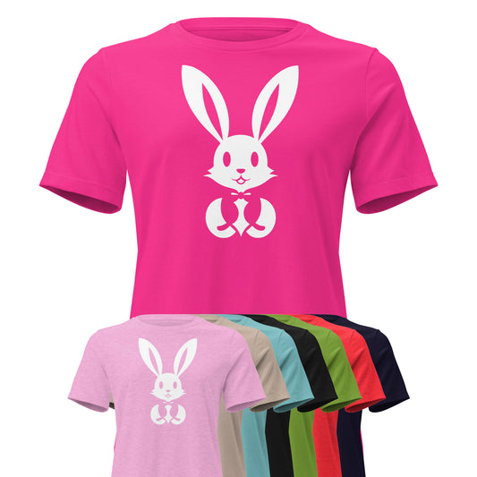 Lockeres Damen-T-Shirt - Bunny
