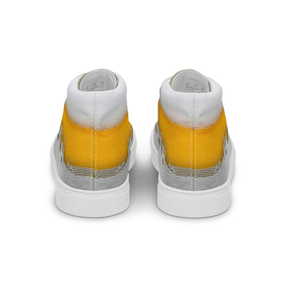 High-Top Leinenschuhe für Herren - München Skyline