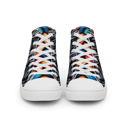 High-Top Leinenschuhe für Herren - Geflochten