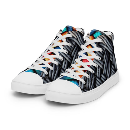 High-Top Leinenschuhe für Herren - Geflochten