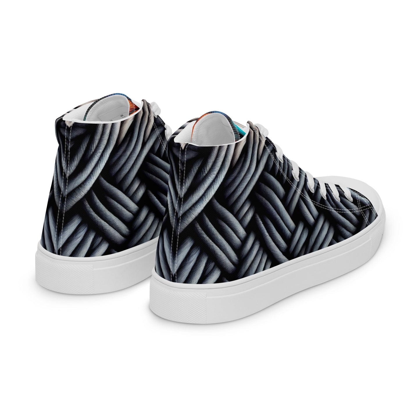 High-Top Leinenschuhe für Herren - Geflochten