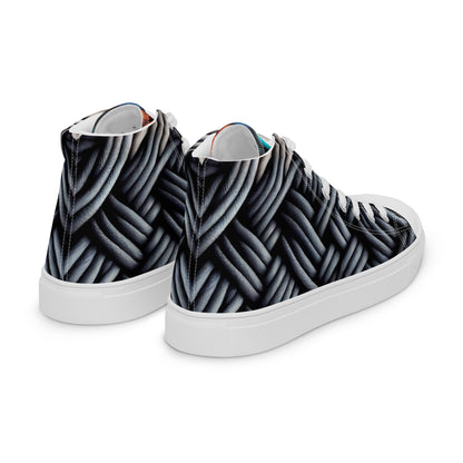 High-Top Leinenschuhe für Herren - Geflochten