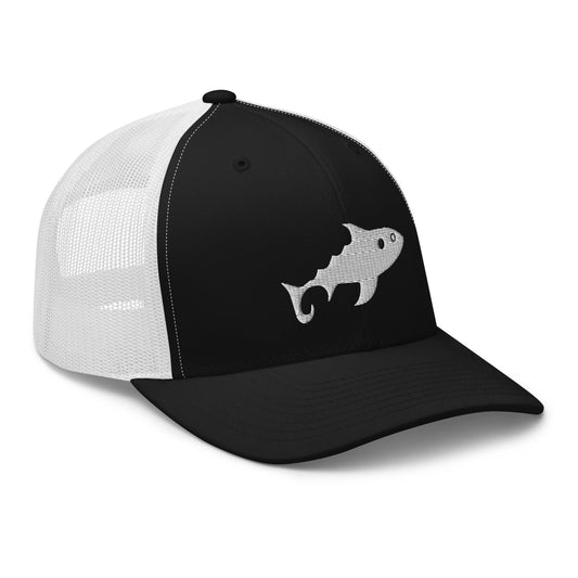 Trucker-Cap - Fisch (gestickt)